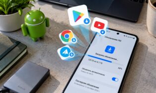 Загрузка обновления на смартфон