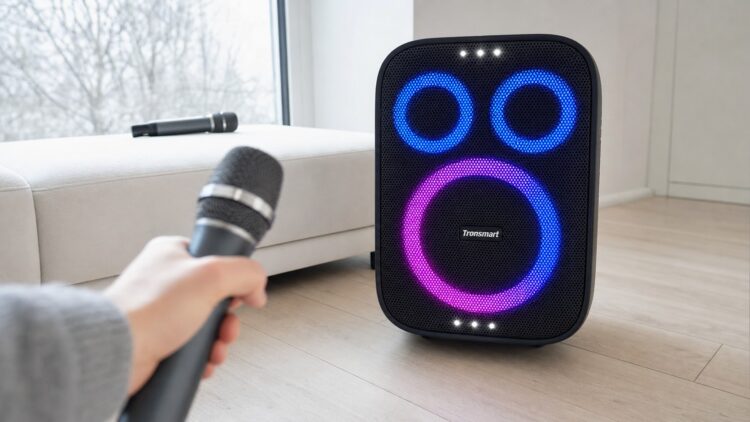 Tronsmart Halo 210 с подсветкой и беспроводной микрофон