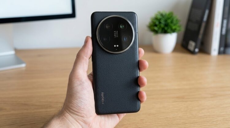 Смартфон Xiaomi 14 Ultra в руке