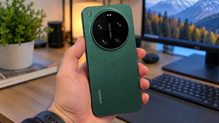Смартфон Xiaomi 17 Ultra в руке
