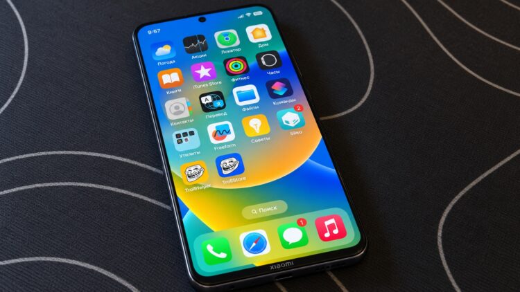iOS 16 на смартфоне Xiaomi