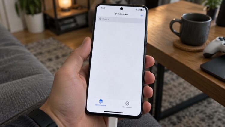 Пустой список приложений на Xiaomi с iOS